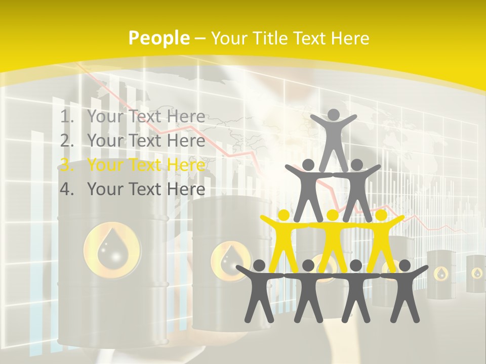 Growth Power Arrow PowerPoint Template