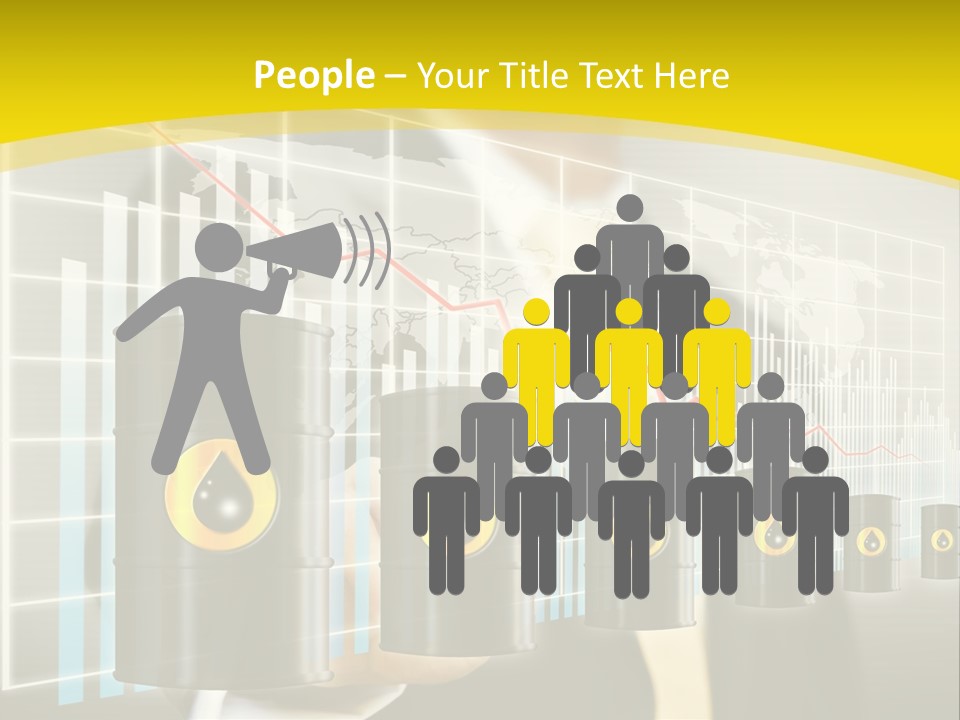 Growth Power Arrow PowerPoint Template