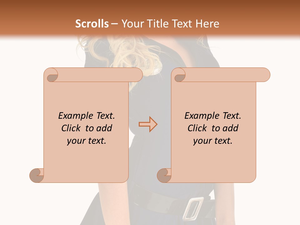 Halloween Woman Beauty PowerPoint Template