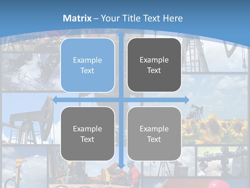 Rig Tool Pipeline PowerPoint Template