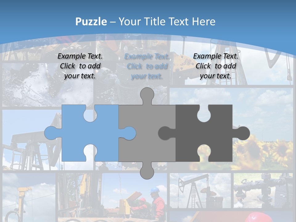 Rig Tool Pipeline PowerPoint Template
