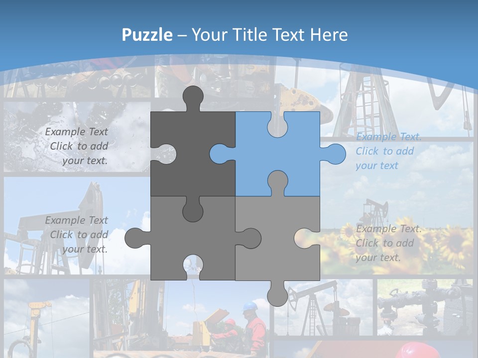 Rig Tool Pipeline PowerPoint Template