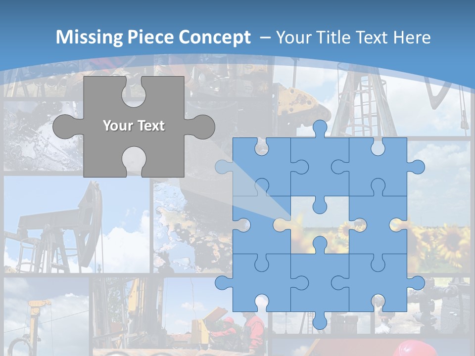 Rig Tool Pipeline PowerPoint Template