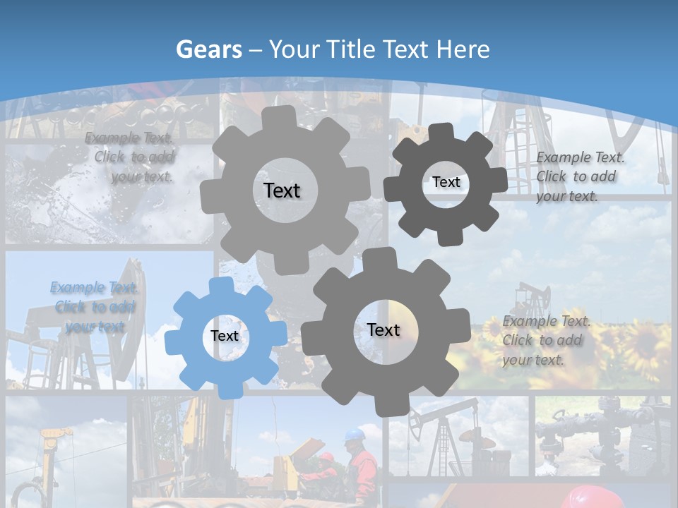 Rig Tool Pipeline PowerPoint Template