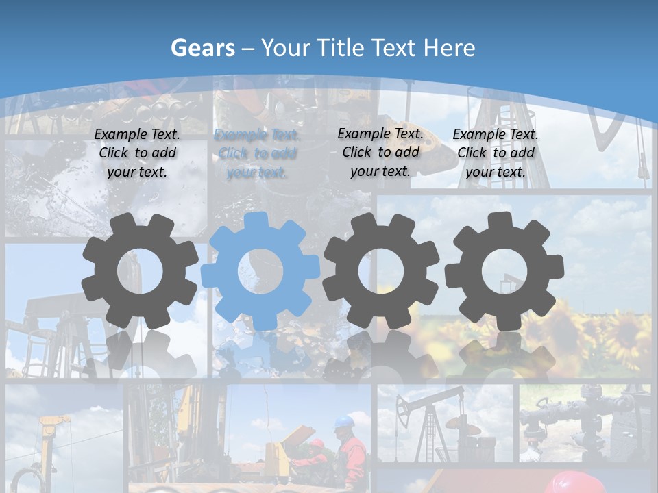 Rig Tool Pipeline PowerPoint Template