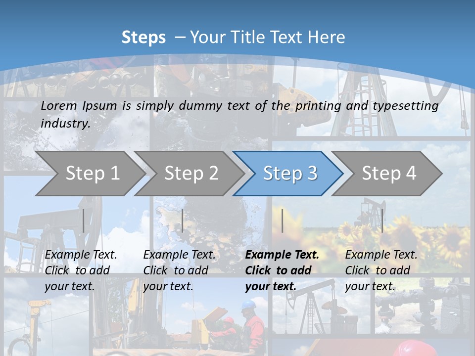 Rig Tool Pipeline PowerPoint Template