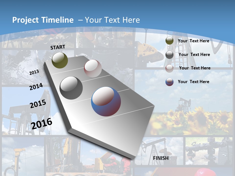 Rig Tool Pipeline PowerPoint Template