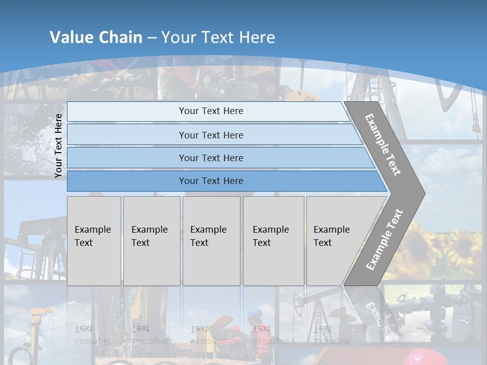Rig Tool Pipeline PowerPoint Template