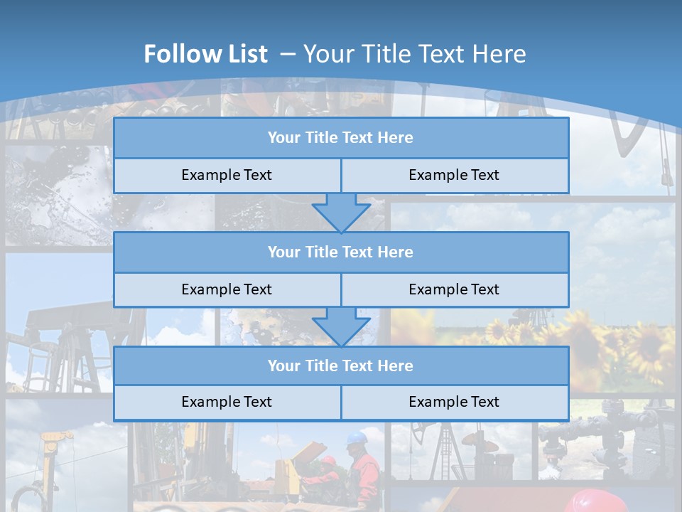 Rig Tool Pipeline PowerPoint Template
