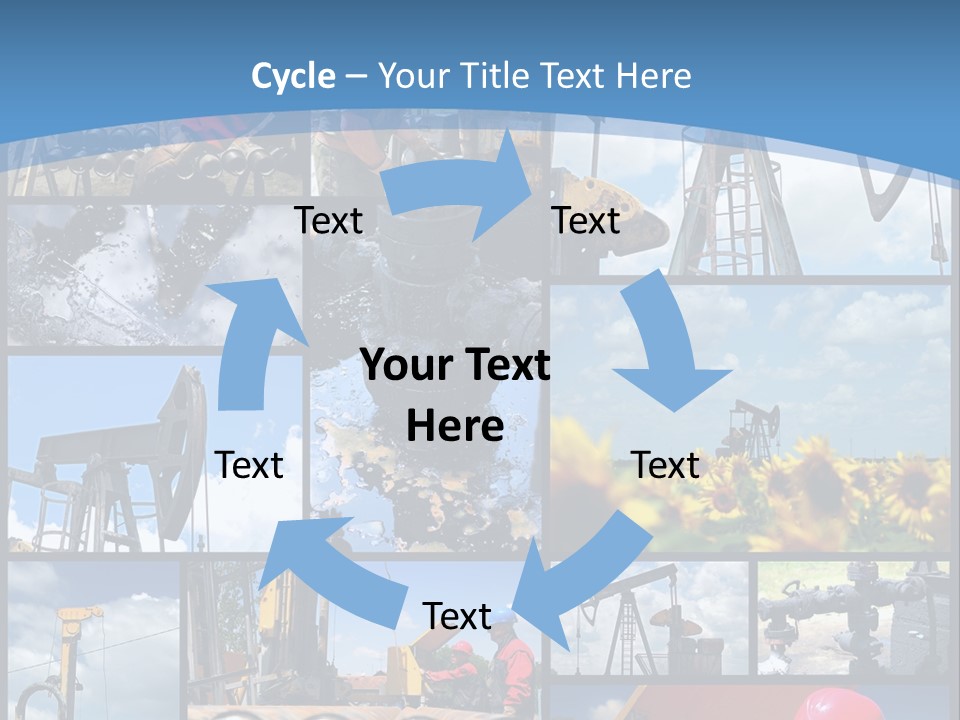 Rig Tool Pipeline PowerPoint Template