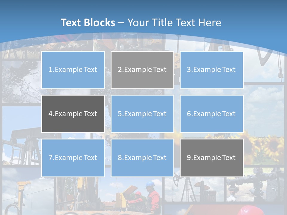 Rig Tool Pipeline PowerPoint Template