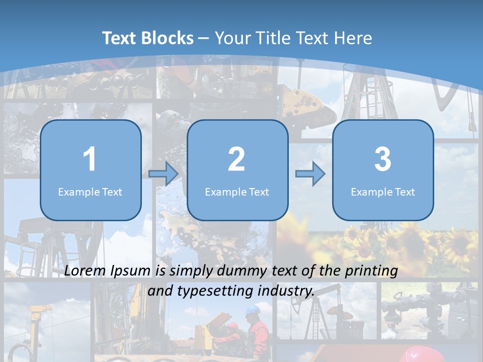 Rig Tool Pipeline PowerPoint Template