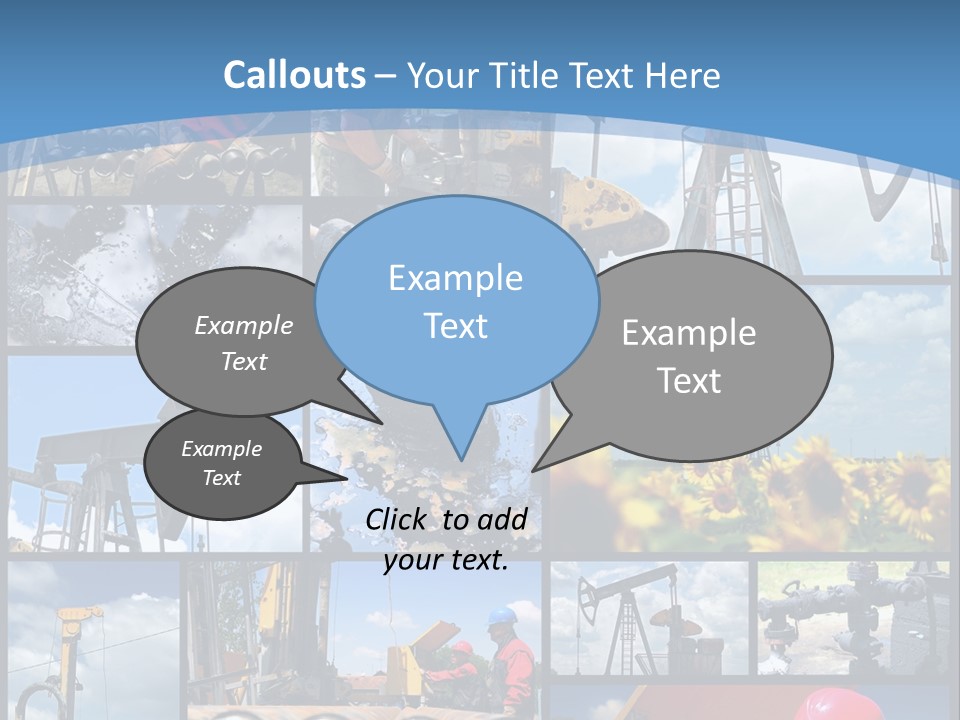Rig Tool Pipeline PowerPoint Template