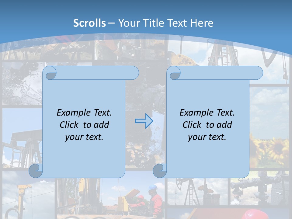 Rig Tool Pipeline PowerPoint Template