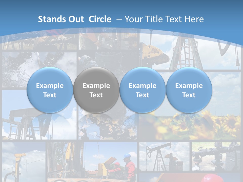 Rig Tool Pipeline PowerPoint Template