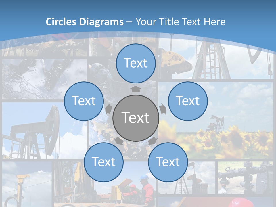 Rig Tool Pipeline PowerPoint Template