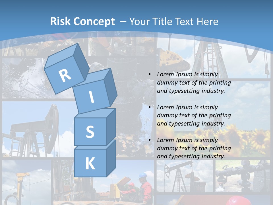 Rig Tool Pipeline PowerPoint Template