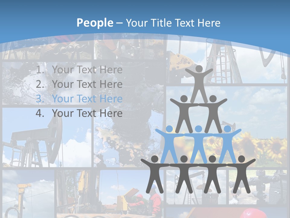 Rig Tool Pipeline PowerPoint Template