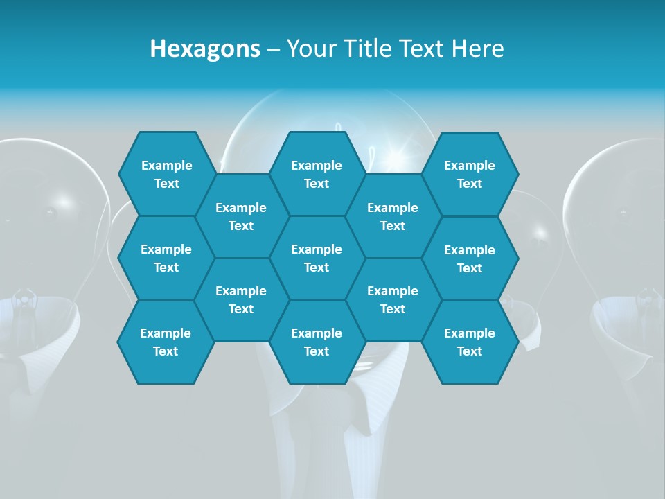 Leader Conceptual Glow PowerPoint Template