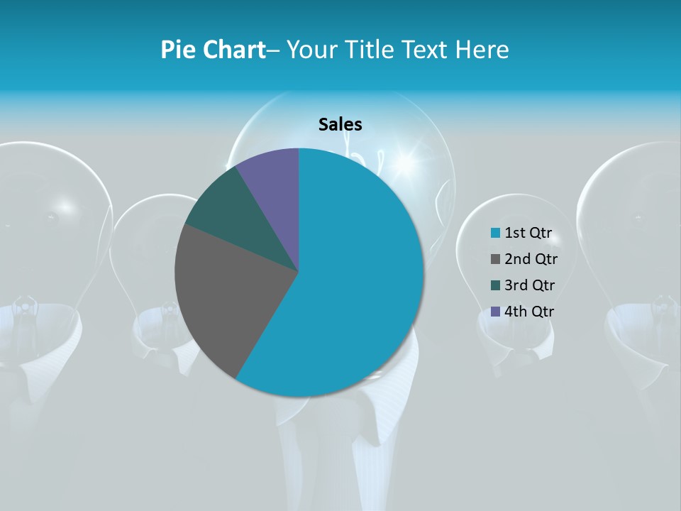 Leader Conceptual Glow PowerPoint Template