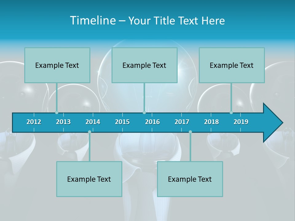 Leader Conceptual Glow PowerPoint Template