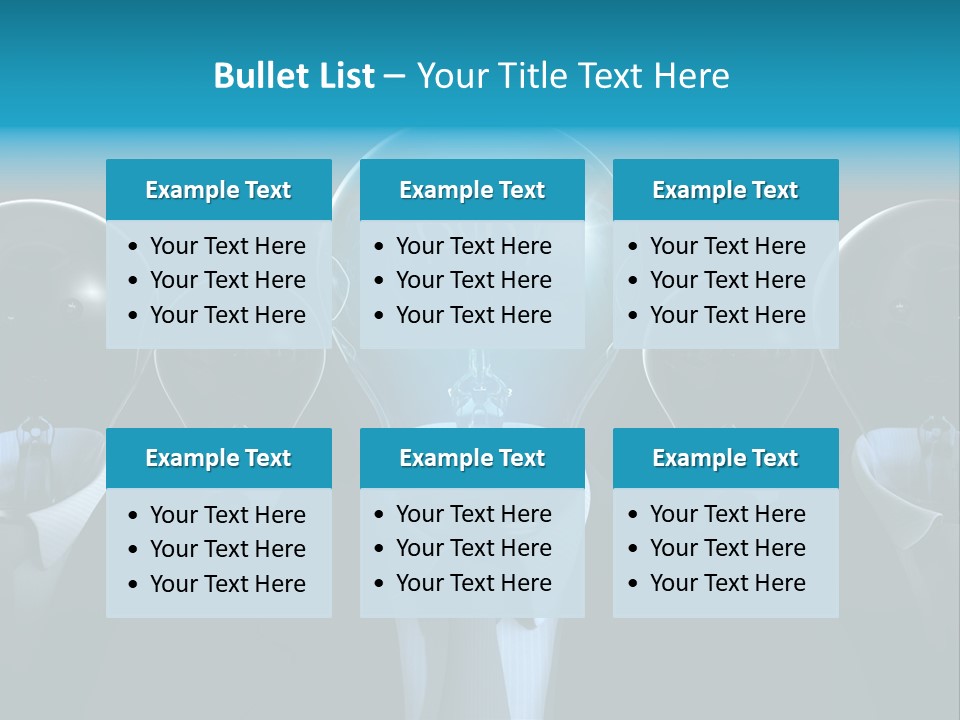 Leader Conceptual Glow PowerPoint Template