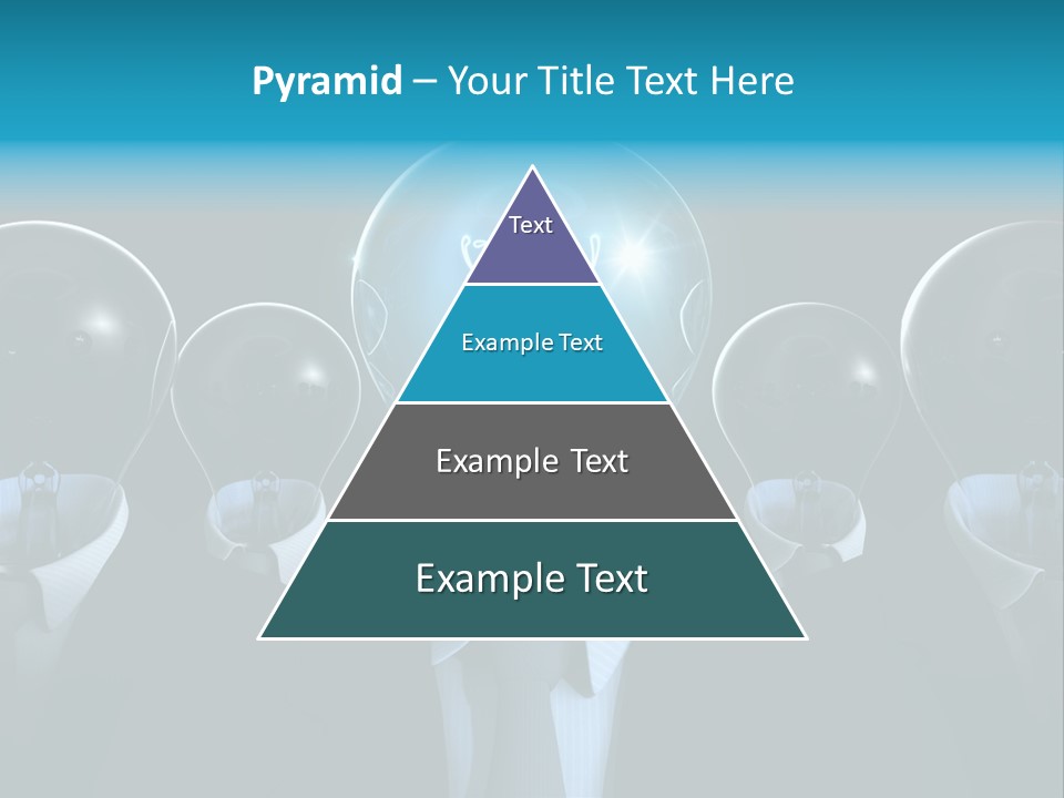 Leader Conceptual Glow PowerPoint Template