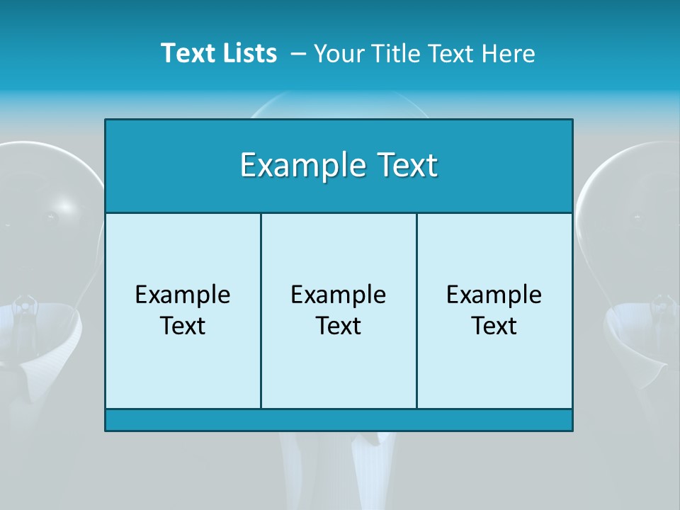 Leader Conceptual Glow PowerPoint Template
