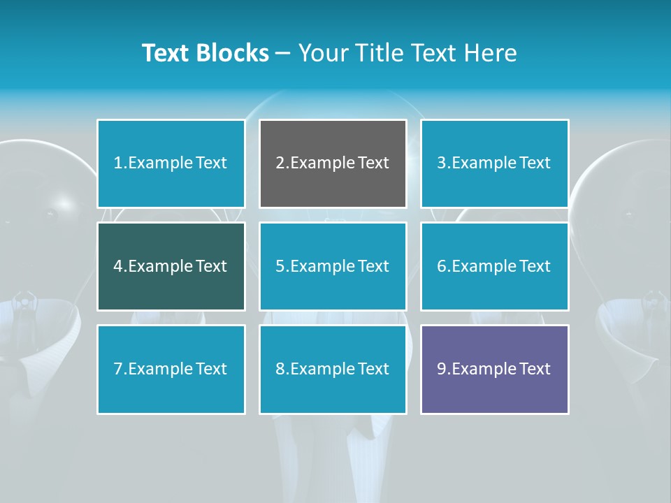 Leader Conceptual Glow PowerPoint Template