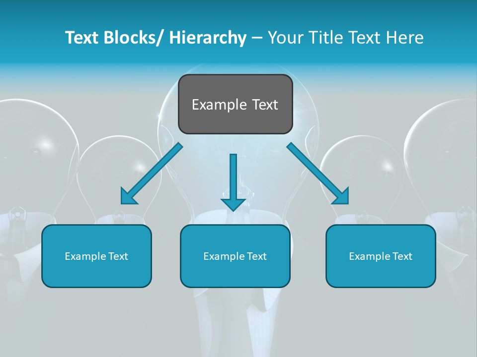 Leader Conceptual Glow PowerPoint Template
