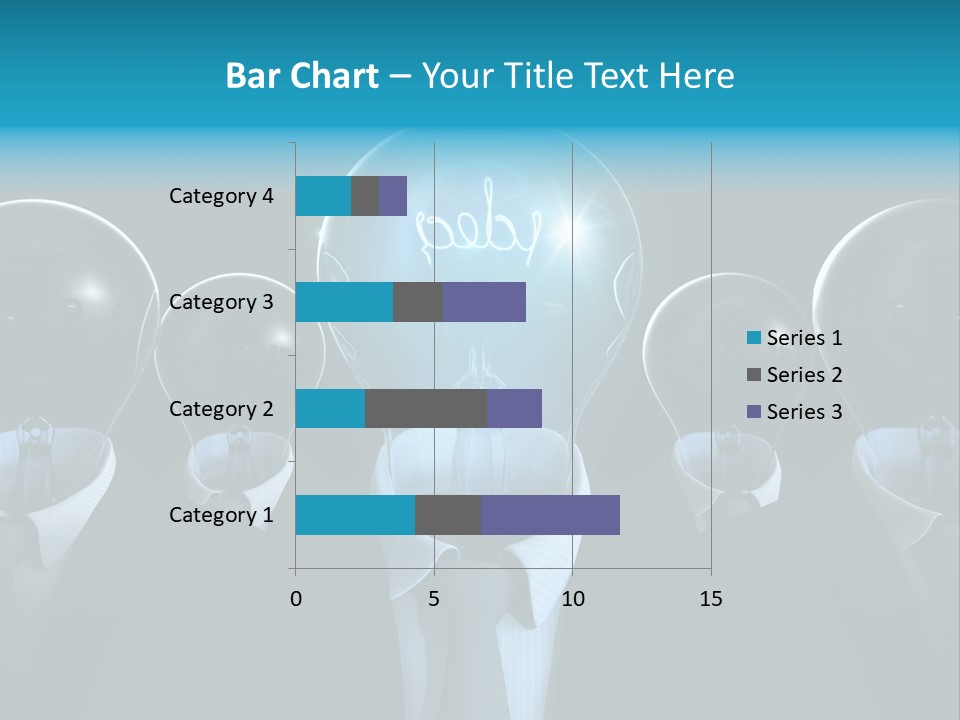 Leader Conceptual Glow PowerPoint Template