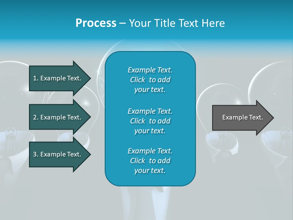 Leader Conceptual Glow PowerPoint Template