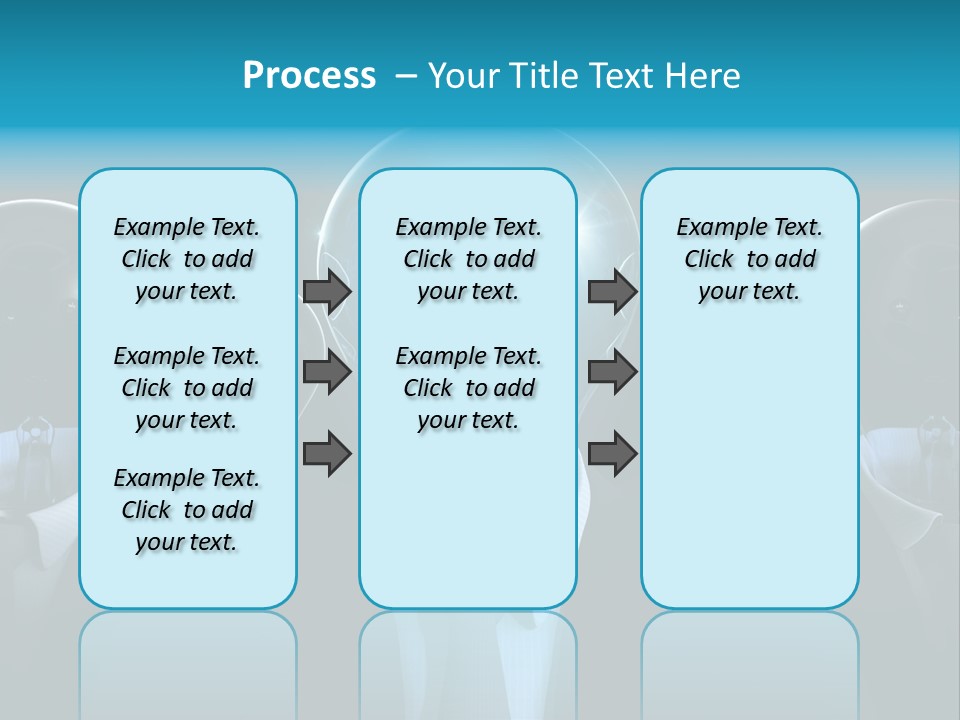 Leader Conceptual Glow PowerPoint Template