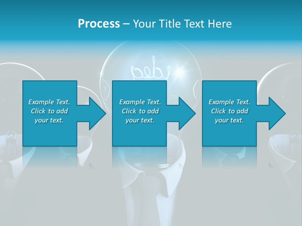 Leader Conceptual Glow PowerPoint Template