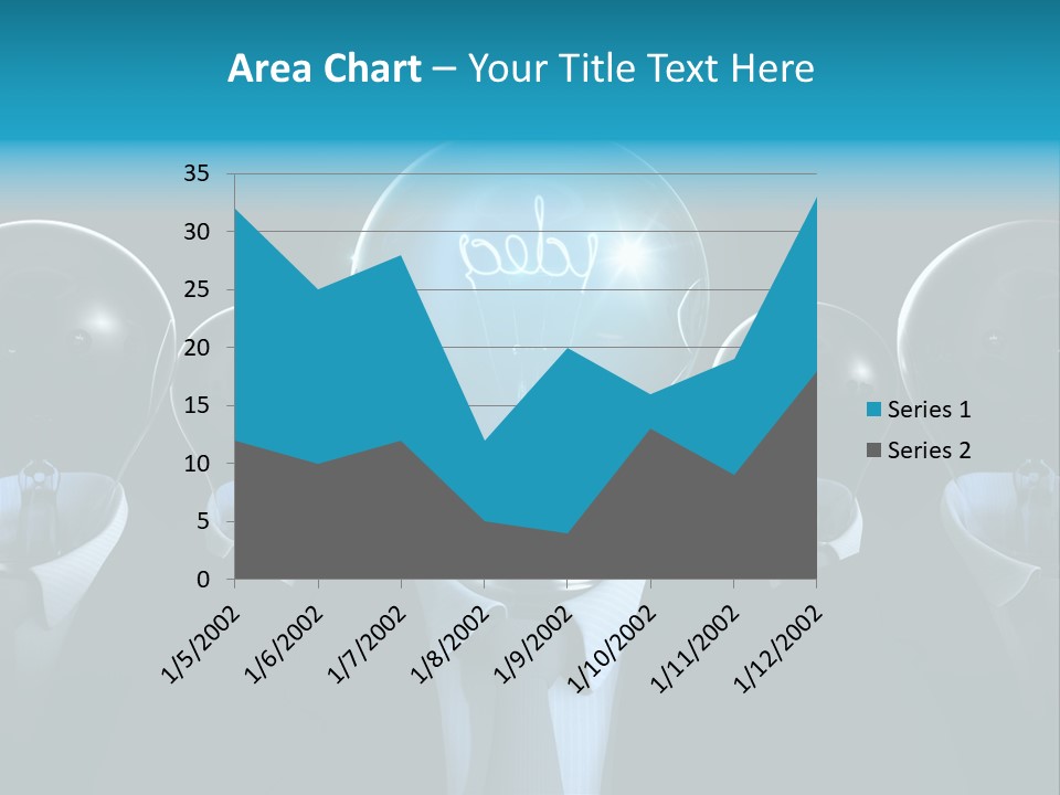 Leader Conceptual Glow PowerPoint Template
