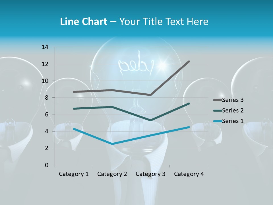 Leader Conceptual Glow PowerPoint Template
