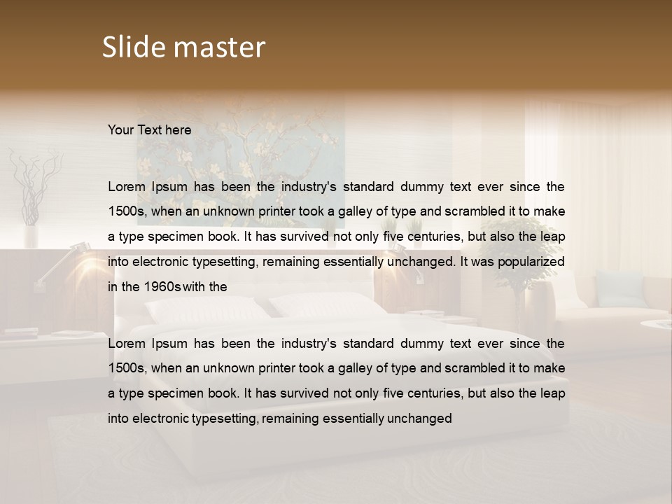 Apartment Beautiful Luxurious PowerPoint Template