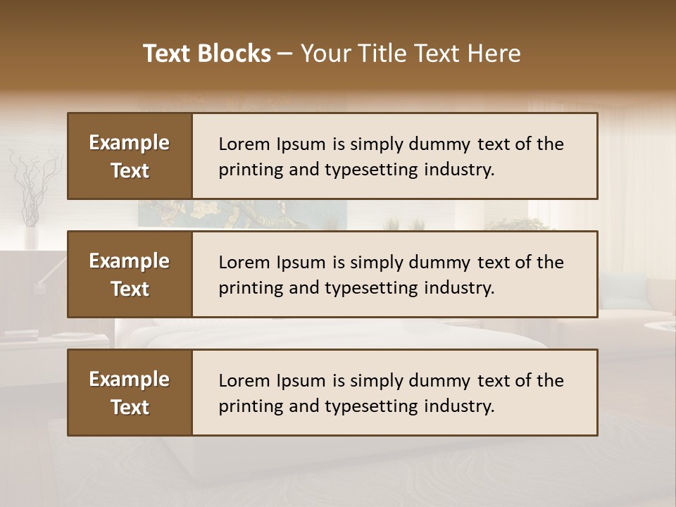 Apartment Beautiful Luxurious PowerPoint Template