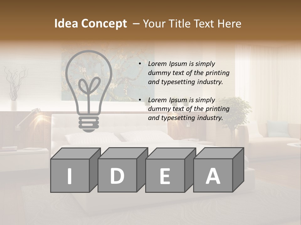 Apartment Beautiful Luxurious PowerPoint Template