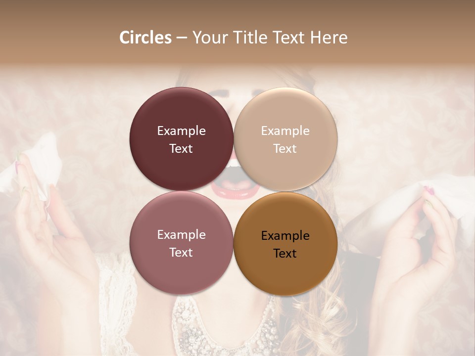 Stylish Handkerchief Wedding PowerPoint Template