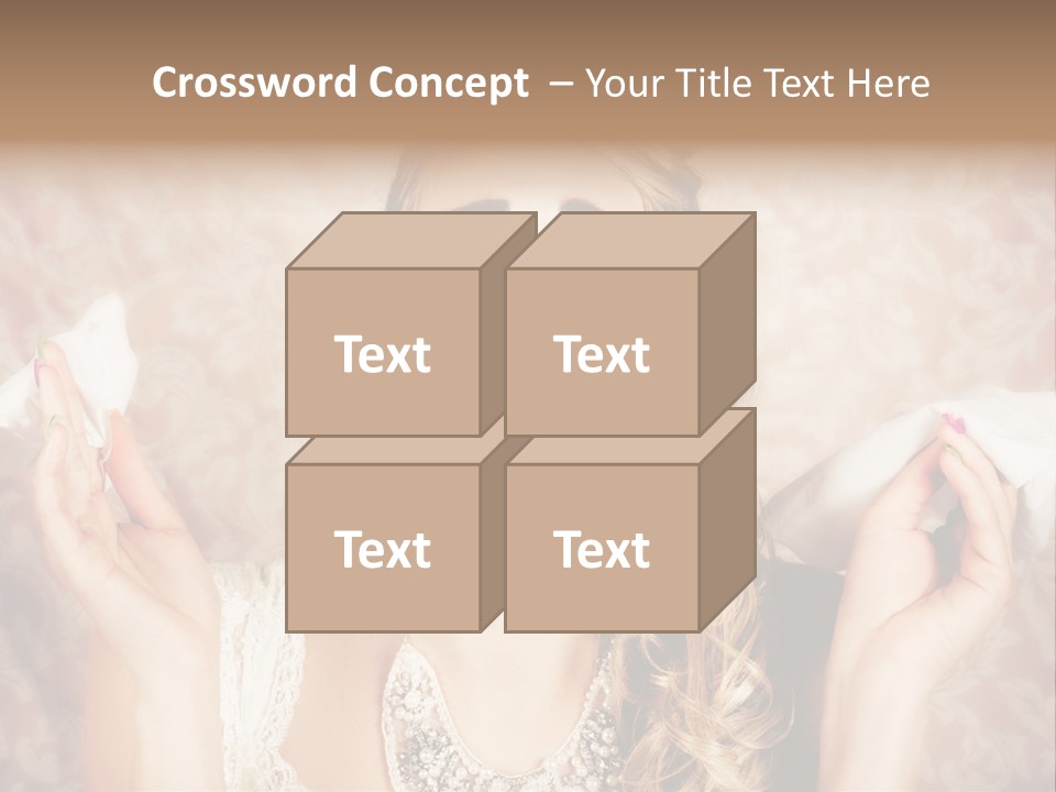 Stylish Handkerchief Wedding PowerPoint Template