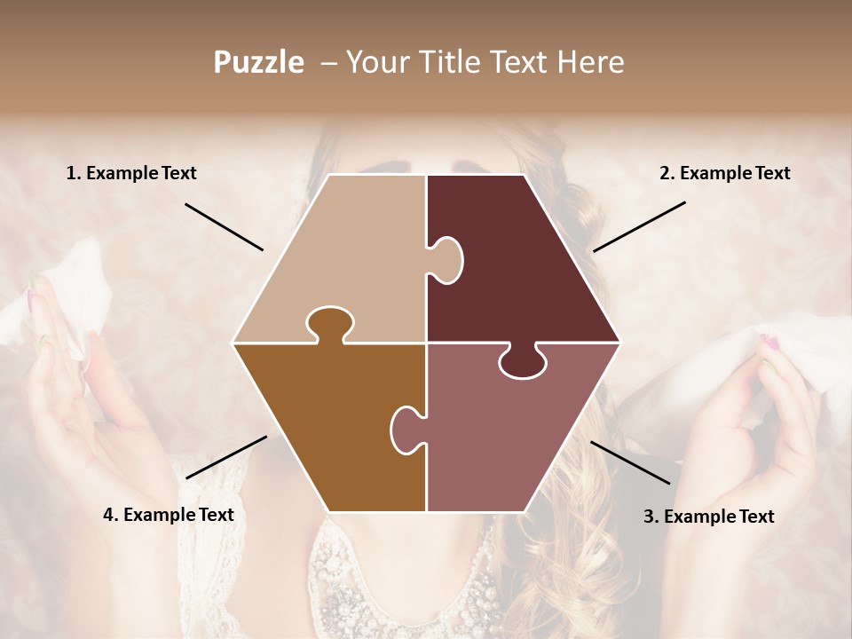 Stylish Handkerchief Wedding PowerPoint Template