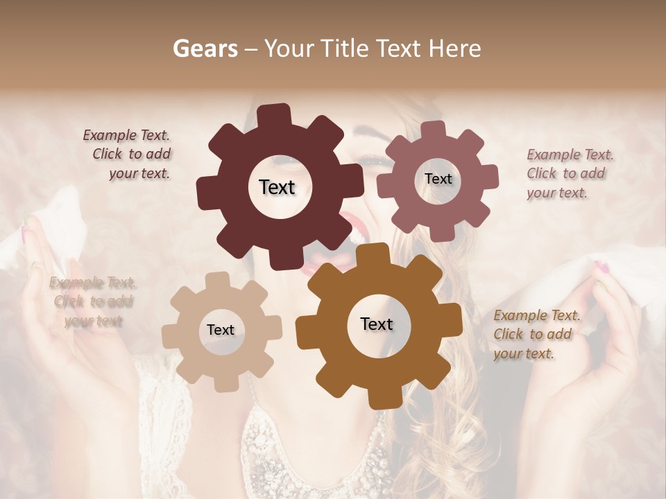 Stylish Handkerchief Wedding PowerPoint Template