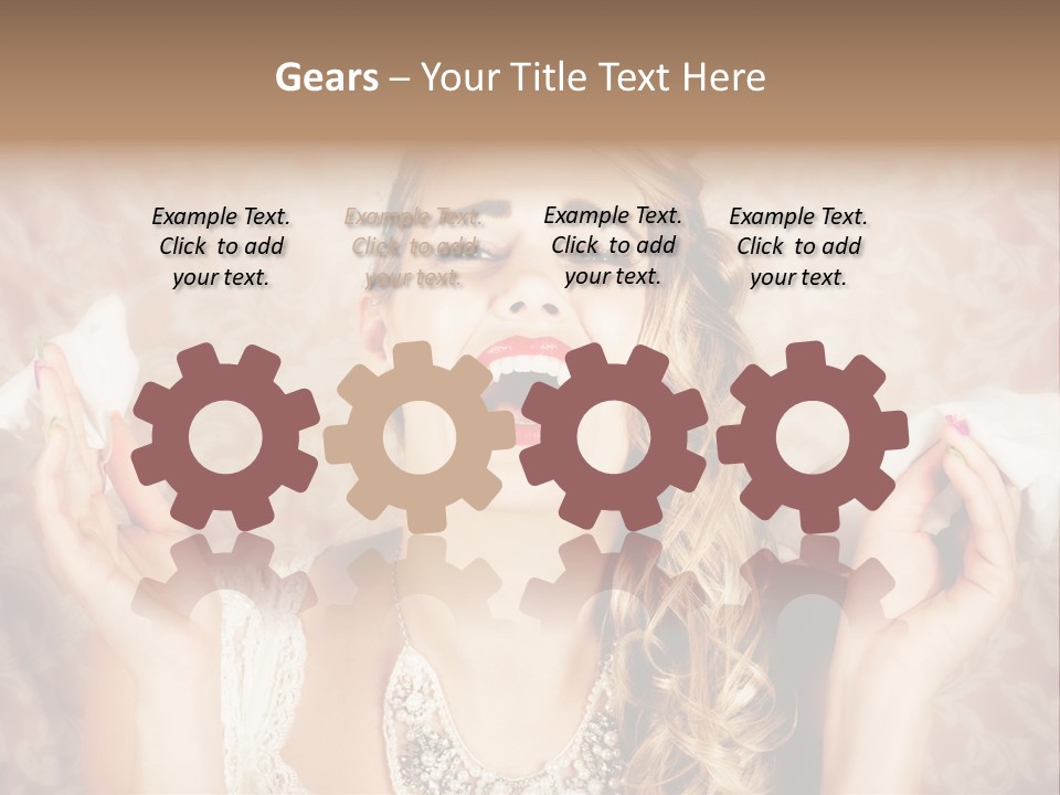 Stylish Handkerchief Wedding PowerPoint Template