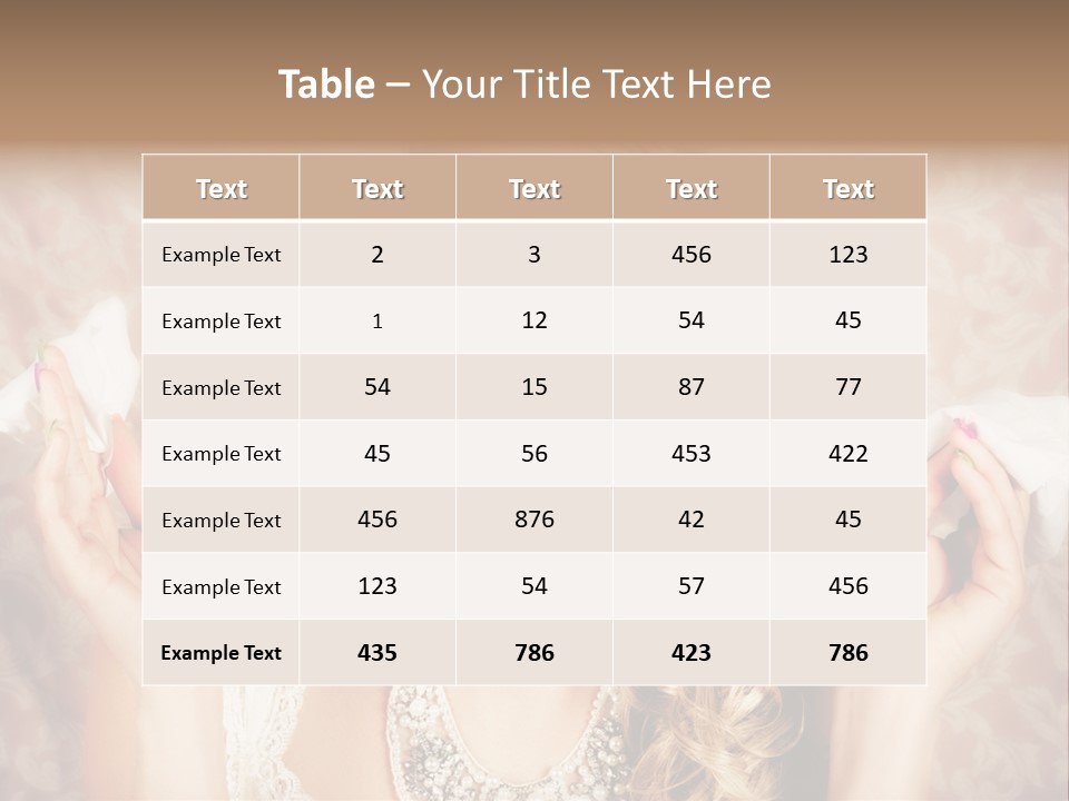 Stylish Handkerchief Wedding PowerPoint Template