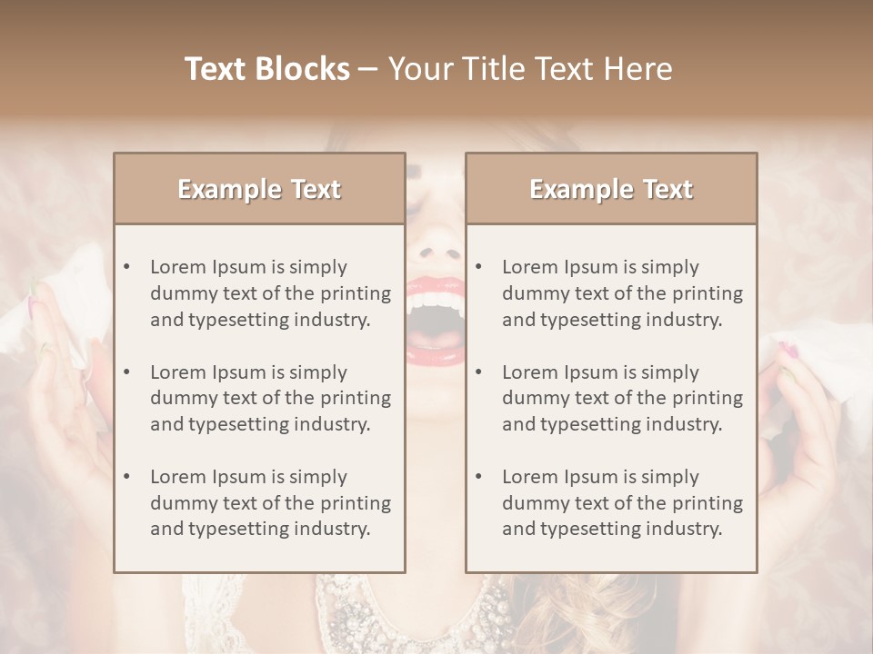 Stylish Handkerchief Wedding PowerPoint Template