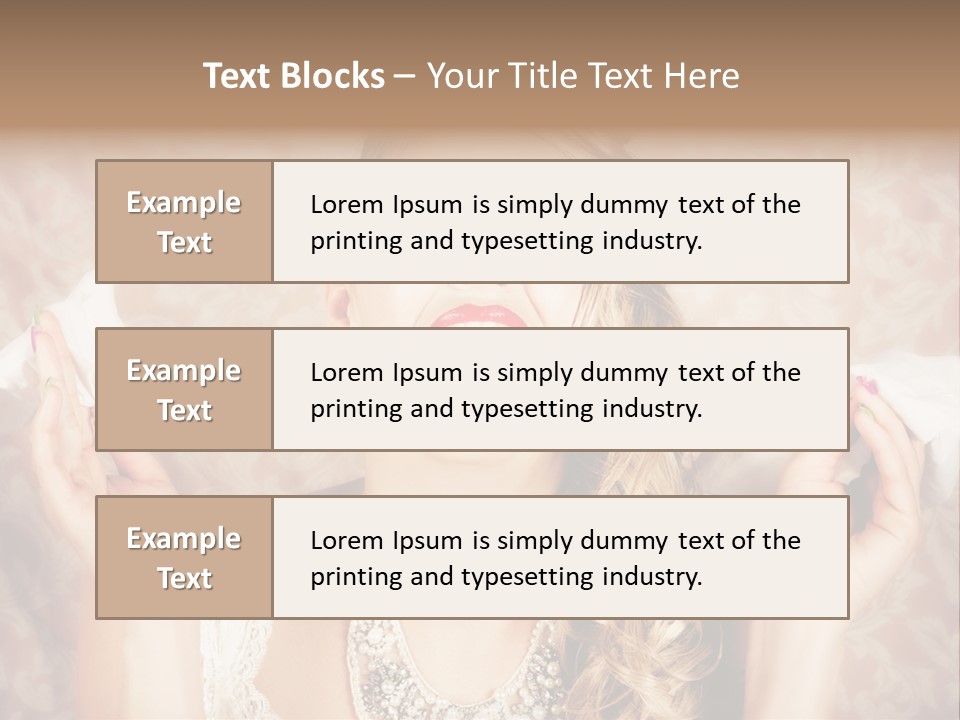 Stylish Handkerchief Wedding PowerPoint Template