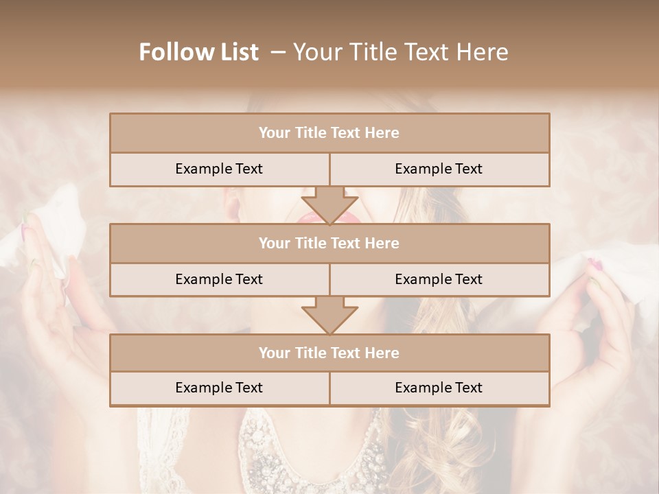 Stylish Handkerchief Wedding PowerPoint Template