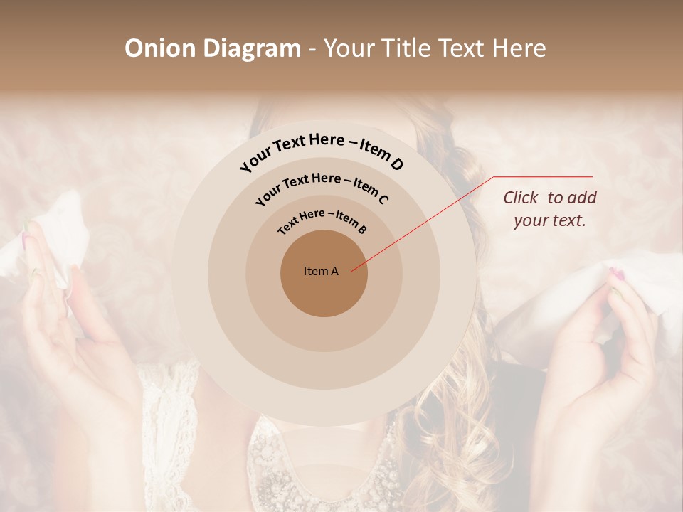 Stylish Handkerchief Wedding PowerPoint Template