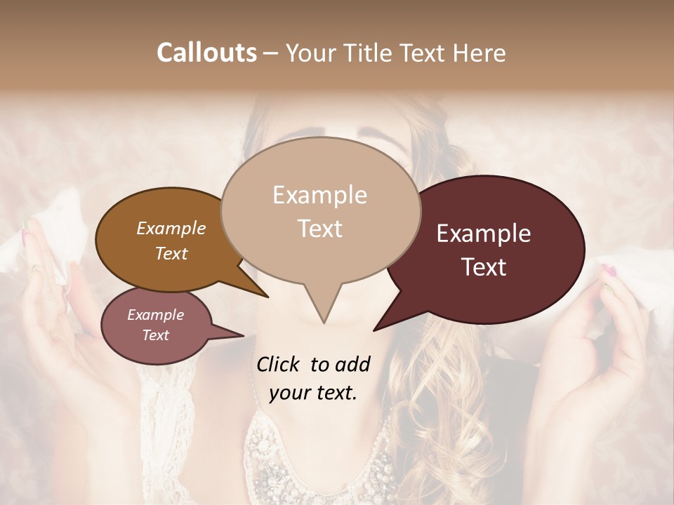 Stylish Handkerchief Wedding PowerPoint Template